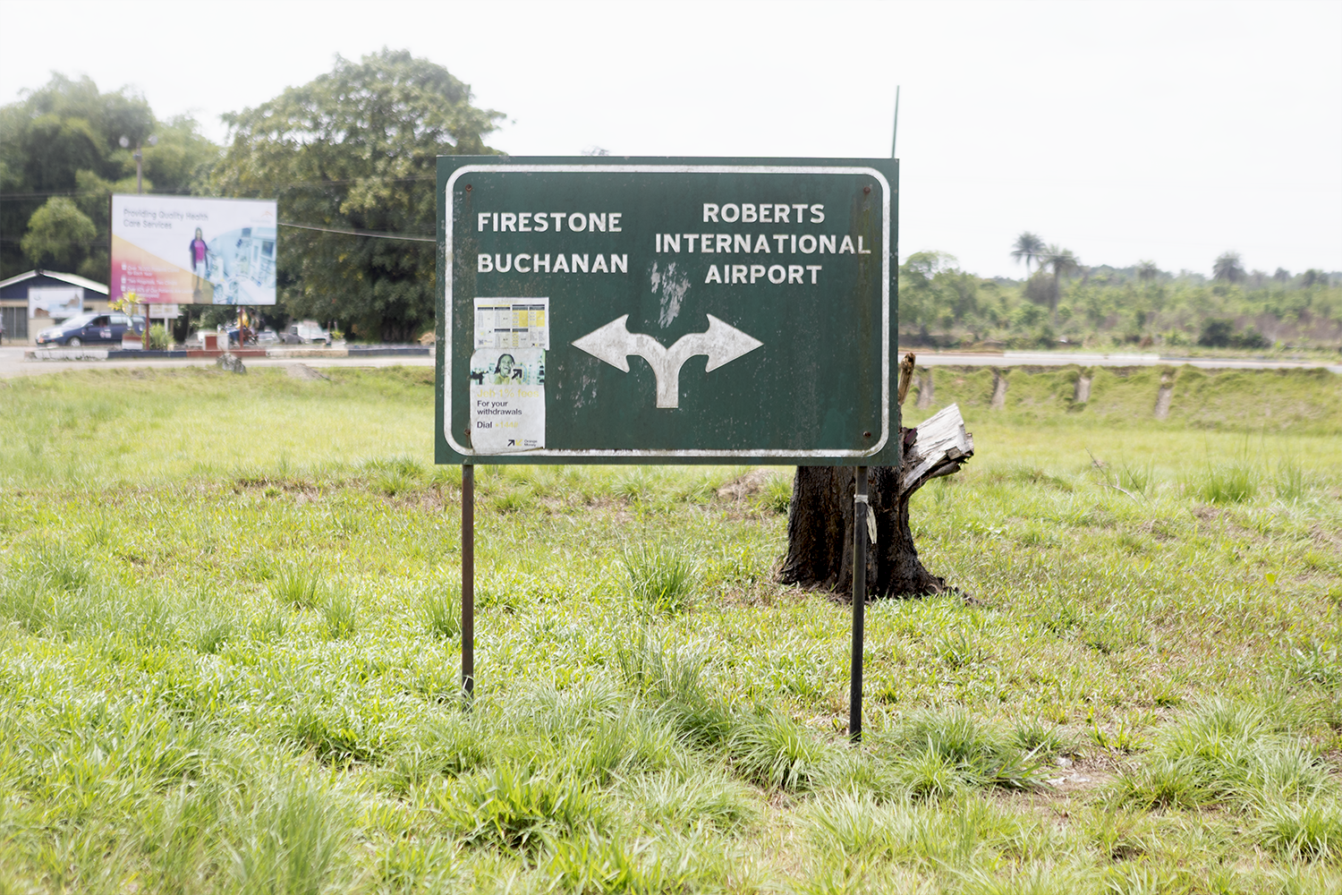 Land for sale behind Needowein Town, Margibi County, Minutes from Robert International Airport.
