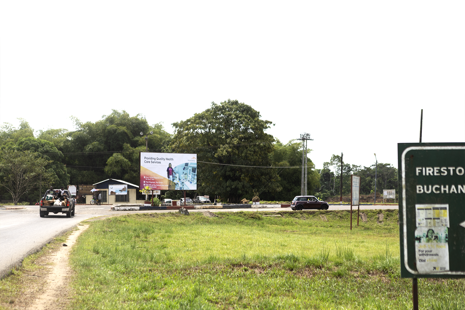 Land for sale behind Needowein Town, Margibi County, Minutes from Robert International Airport.